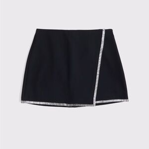 A&F High Rise Wrap Mini Skort - NWT!